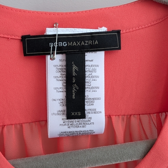 BCBGMAXAZRIA Long Sleeve Open Back Dress - Picture 5 of 5